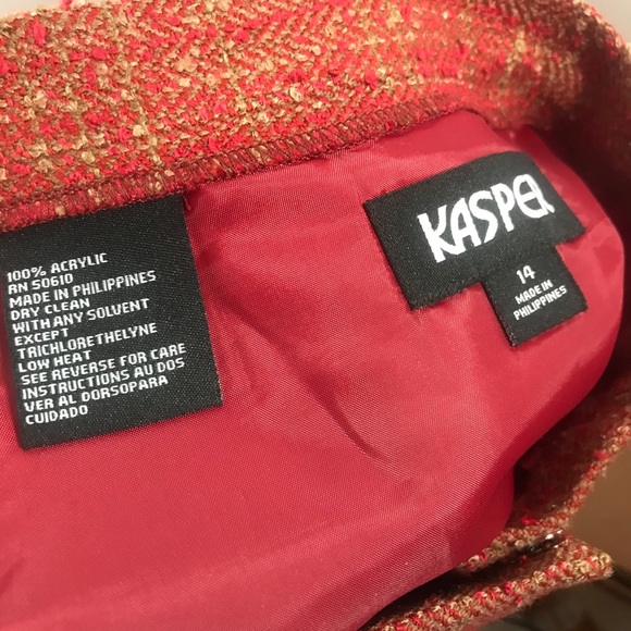 Vintage Kasper Wool Skirt - Picture 2 of 3